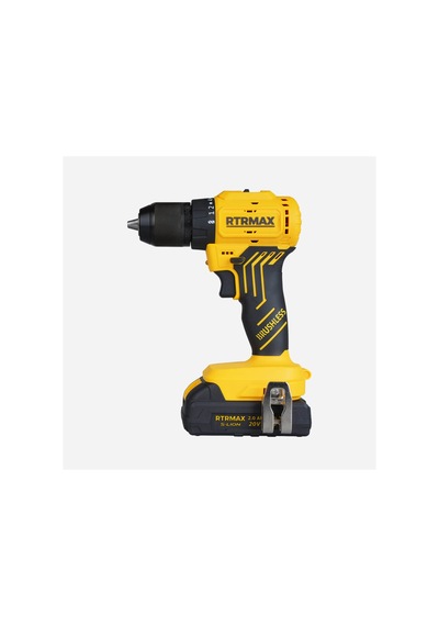 Kömürsüz Akülü Matkap 54nm 20v 2x2 Ah Akü Rtrmax S-lıon - Rts5010