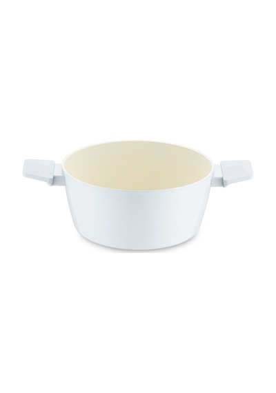 Jumbo Swiss Crystal Light Grey Derin Tencere 24 Cm Gri