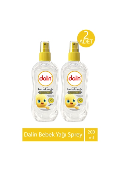 Dalin Bebek Yağı Sprey 200 Ml 2 Adet