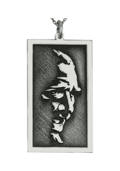 Atatürk Kolye 925 Ayar Gümüş Kaplama Gümüş