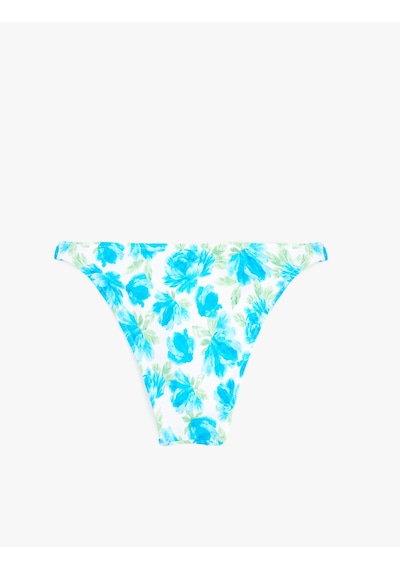 Koton Çiçek Desenli Bikini Altı Mavi Desenli 6sak00236mm