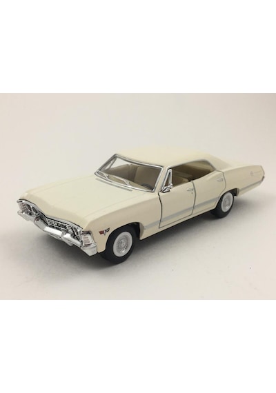 Kinsmart 1967 Chevrolet Impala 1:43 Krem Çek Bırak Model Araba