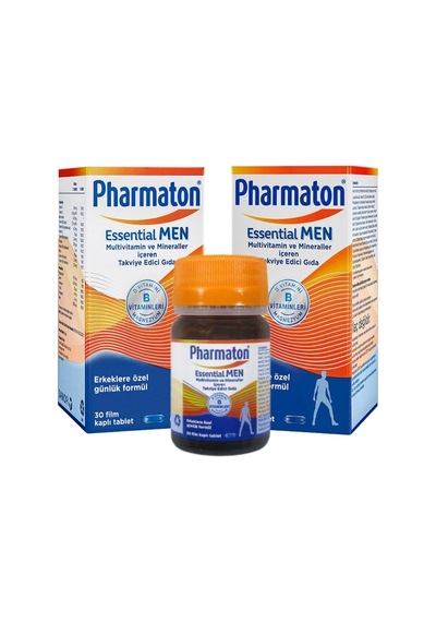 Essential Men, 30 Tablet Magnezyum, Vitamin B, Vitamin D, Multivitamin Ve Mineraller