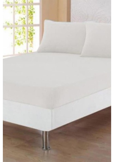 Bella Çift Kişilik 180x200 Cm Lastikli Çarşaf Takımı Beyaz