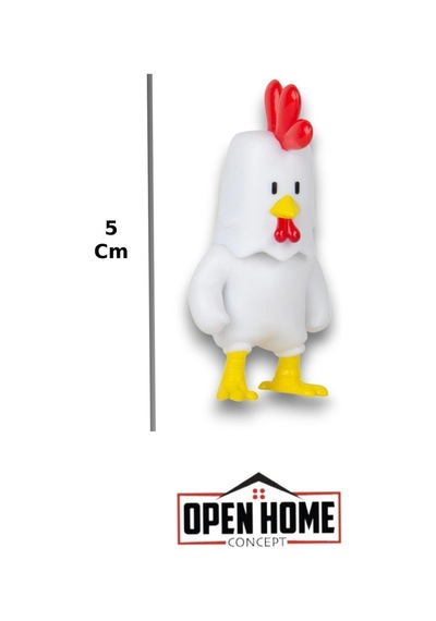 Stumble Guys 5 Cm Tekli Figür - Chicken 1 Adet
