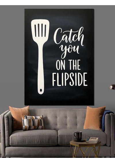 Ahşap Tablo Spatula Mutfak Sözü Yazısı
