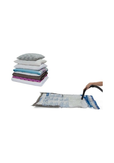 Vakumlu Poşet,hurç 50x70 Hurç 1 Adet Vacuum Bag Large Plastik Gri Diğer