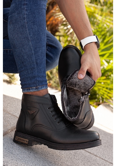 Daxtors 504 Soğuk Geçirmez Kürklü Unisex Bot 21kdaxatd050401-22 001