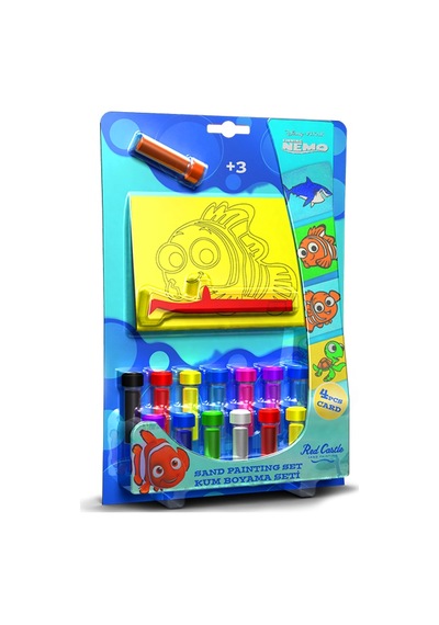 Kayıp Balık Nemo Kum Boyama Set (4 Adet Kart) Fm-05