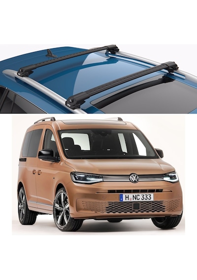Volkswagen Caddy Turtle Air V1 Black Tavan Ara Atkı Seti