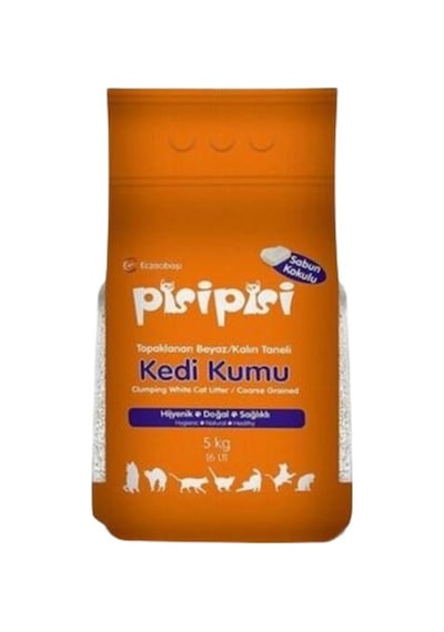 Sabun Kokulu Kalın Bentonit Kedi Kumu 5 Kg