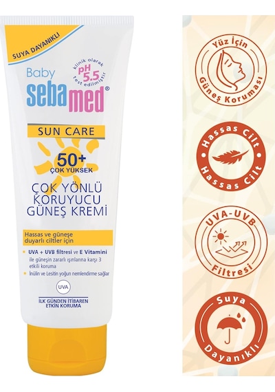 Sebamed Çok Yönlü Koruyucu 50+ Faktör Güneş Kremi 75 ML