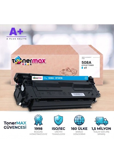 Hp 508a Cf361a Mavi Uyumlu Toner A Plus / Color Laserjet Enterprise M552 / M553 / Mfp M577