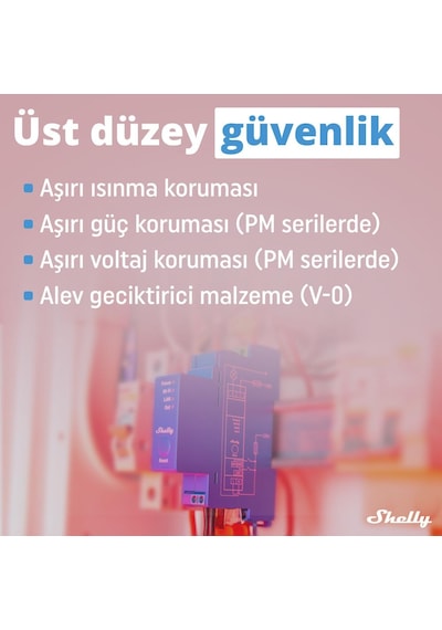 Shelly Pro 1 Dın Ray 1 Kanal Akıllı Röle