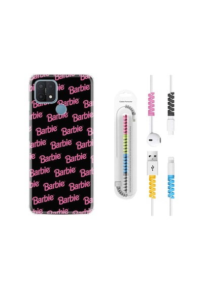 Oppo A15S Kılıf Kablo Koruyuculu Barbie 1404