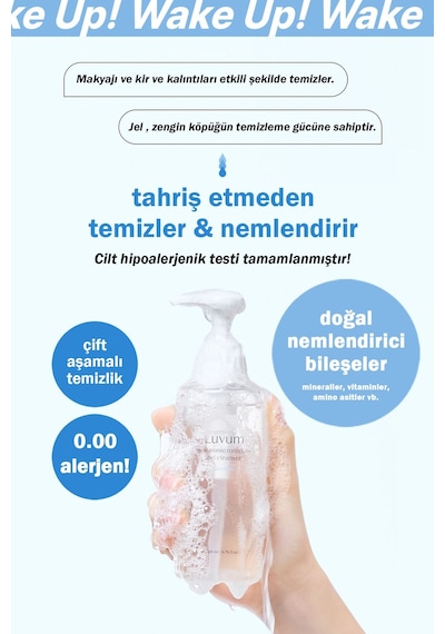 Luvum Kuru ve Hassas Ciltler İçin Nazik Temizleme Jeli Luvum Hyaluronic Moisture Cleanser 200 ml