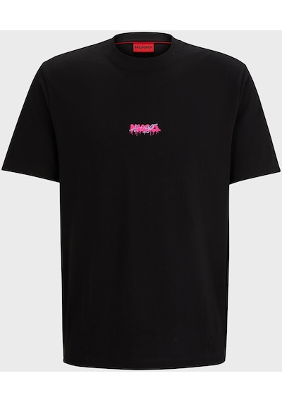 Hugo Erkek T Shirt 50509966 001 Siyah SIYAH Siyah