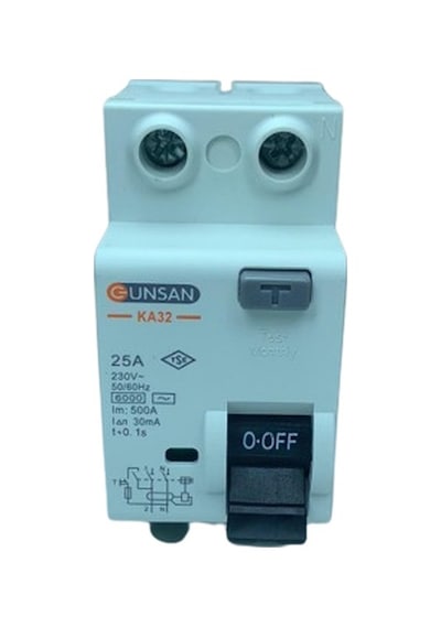 Günsan 2x25a 30ma Kaçak Akım Rölesi Ka32-25/30ma