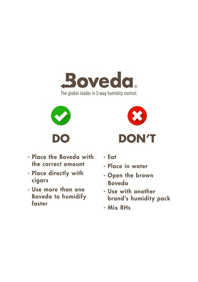 Boveda 75 60g Humidor Puro Kutusu Nemlendirici 5li Ekonomik Paket