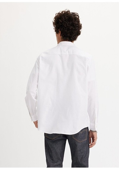 Levi's Levis Logo İşlemeli Erkek Beyaz Gömlek - A7210-0000 Beyaz