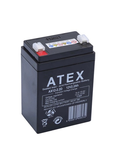 Atex Ax12-2.2 12v 2.2ah Dik Akü