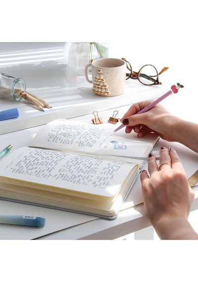 A5 Bullet Journal Noktalı Defter 140 Gr. 80 Yaprak Lavender Mist