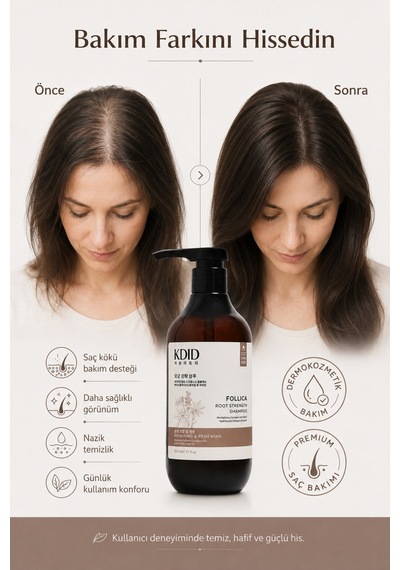 Kdid Follıca-root Strenght 500ml Saç Dökülmesi Şampuan