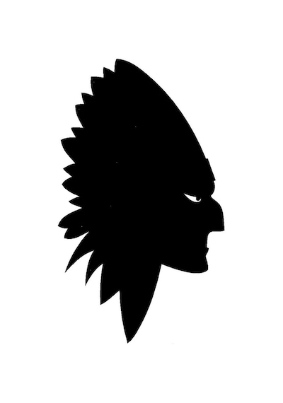 Kızılderili Şef Sticker 30 X 51 Cm