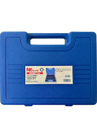 Nt Tools Ndset12u 1/2 Altı Köşe Uzun Lokma Takımı 18 Parça