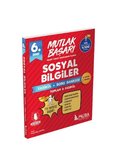 Muba Yayınları 6. Sınıf Sosyal Bilgiler Fasikül Soru Bankası