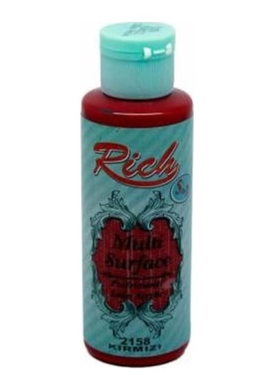 Rich Multisurface 120 Cc Akrilik Boya Kırmızı