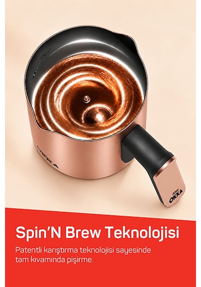 Arzum OKKA OK0051 Rich Duo Çoklu İçecek 8 Fincan Matcha Bol Köpüklü Türk Kahvesi Makinesi