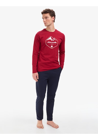 Pierre Cardin Erkek Bordo Pijama Takım 50322632-900