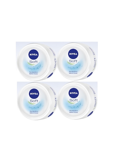 Nivea Soft Nemlendirici Bakım Kremi 4 x 200 ML