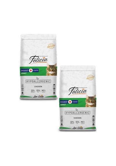 Felicia HypoAllergenic Tavuklu Yetişkin Kedi Maması 2 x 2 KG