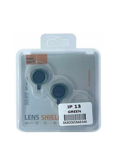 Nettech Apple Uyumlu iPhone 13 Damla Model 2in Kamera Cam Koruyucu - Yeşil