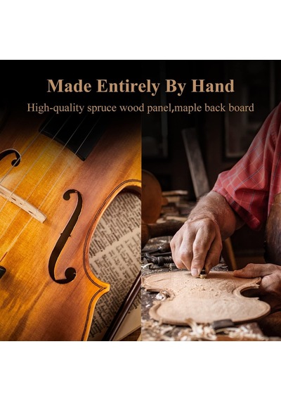 Eastar Eva-330 4/4 Solid Wood Keman Seti 2 Arşe Hediyeli