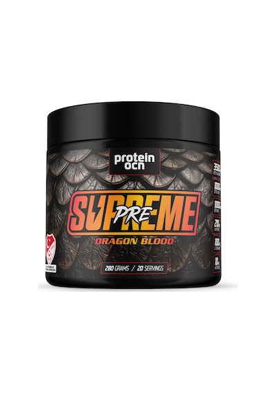 Proteinocean Preworkout Supreme Dragon Blood - 280g - 20 Servis