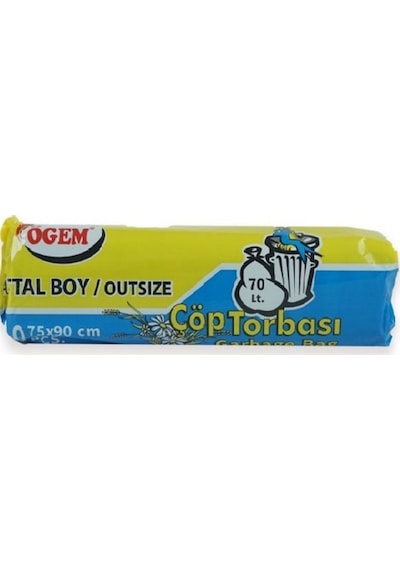 Ögem Battal Boy Çöp Torbası Mavi 75 x 90 CM