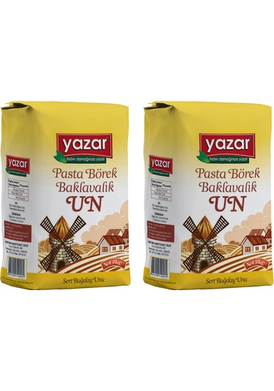 Yazar Pasta Börek Baklavalık Un 2 x 2 KG