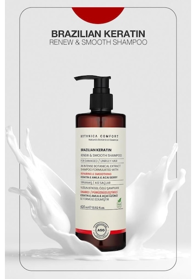 Botanica Comfort Keratin & Amla Yağı Özlü Şampuan 400 ML
