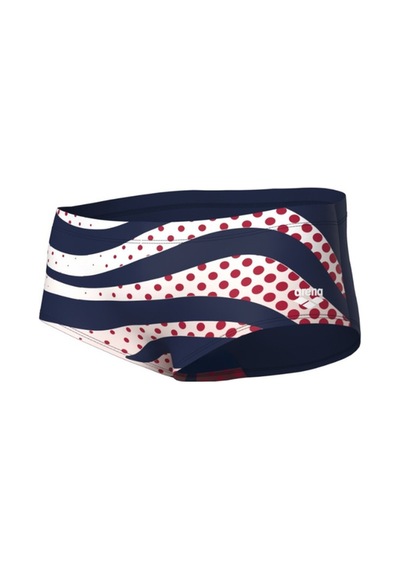 Men's Arena Multı Strıpes Swım Low Waıst Short Navy Multı Renkli Renkli