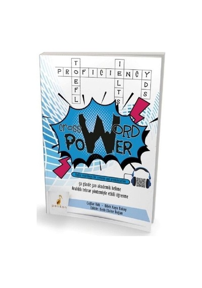 Crossword Power 50 Günde 500 Akademik Kelime - Dilek Kaya Bakay -  Çağlar Kök - Pelikan Yayınları