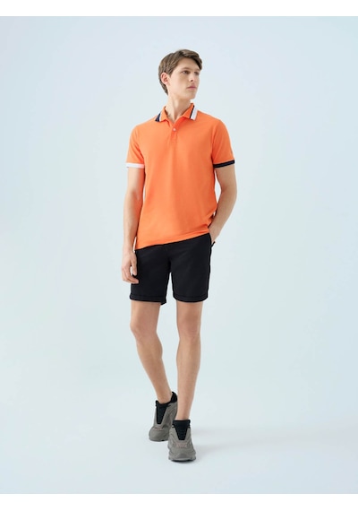 Loft Regular Fit Turuncu Erkek Polo Yaka T-shirt Lf2038867 Turuncu