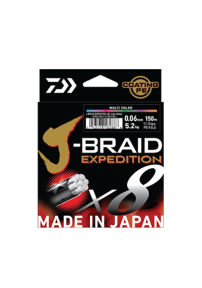 Daiwa Jbraıd Expedıtıon 8 Braıd 150m Orange İp Misina 0,10