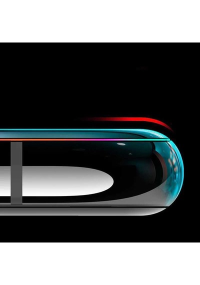 Huawei P20 Lite 2019 Zore Kenarları Kırılmaya Dayanıklı Cam Ekra Siyah