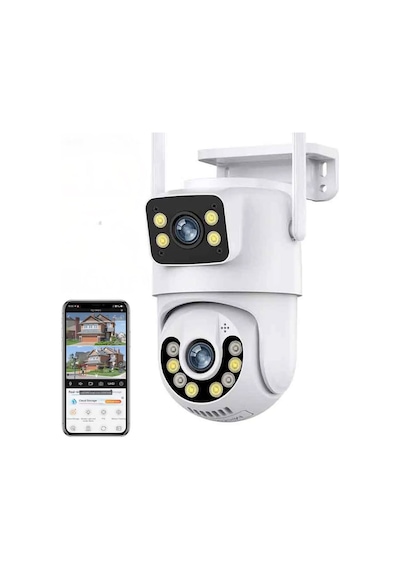 4k 8mp Çift Ekran Lens Wifi 2k Poz Kamera Ip66 Su Geçirmez Otomat 4k 8mp Çift Ekran Lens Wifi 2k Poz Kamera Ip66 Su Geçirmez Otomat
