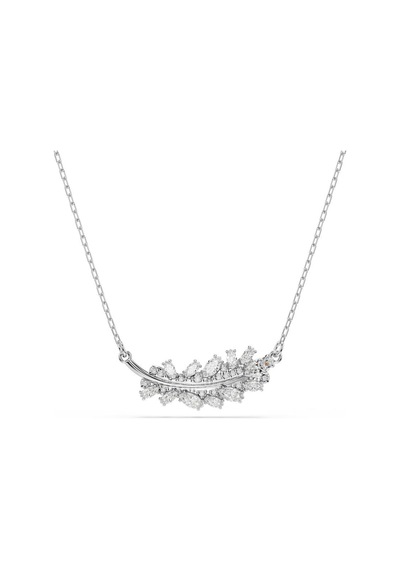 5756111 Swarovski Kolye Vıenna:pend Feather Whıte/rhs Metalik