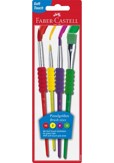 Faber-Castell Fırça Seti Soft Touch 4Lü