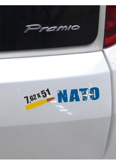 7.62x51 Nato Folyo Etiket - 21 X 6 Cm